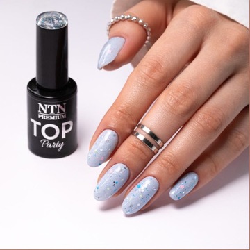 NTN Premium Top No Wipe для гибридного лака Top 2IN1 Стоя