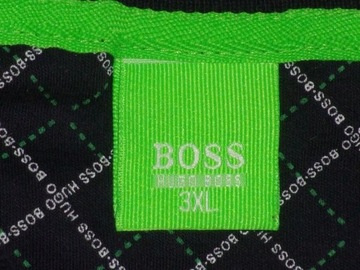 HUGO BOSS green bluza koszulka polo DŁUGI RĘKAW 3XL