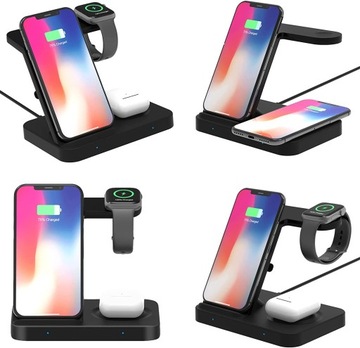 Ładowarka indukcyjna do MagSafe 3w1 Tech-Protect Qi 15W do telefonu zegarka