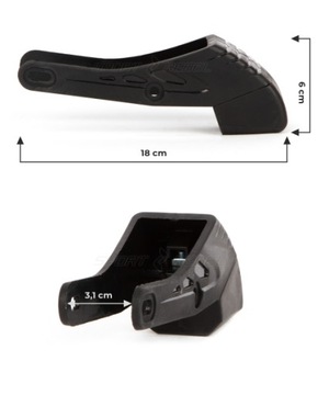 Универсальный тормоз для роликовых коньков TEMPISH 72-80 мм.