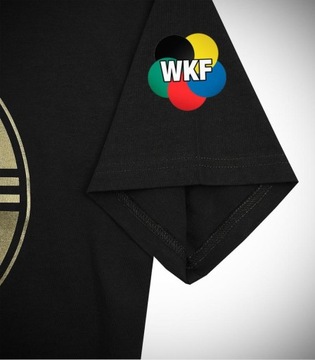 Koszulka Adidas karate WKF biała/czarna/szara