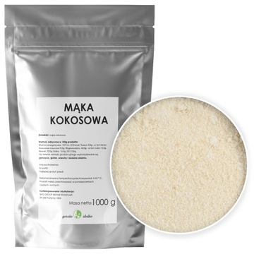 MĄKA KOKOSOWA do wypieków mąka ciasta 1kg