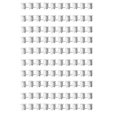 IKEA zaślepka VARIERA biały 100szt