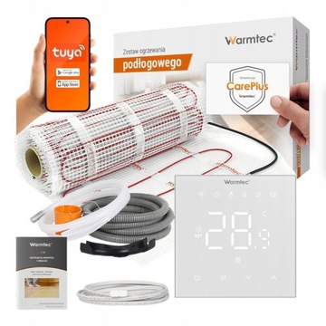 MATA GRZEJNA grzewcza POD PŁYTKI WiFi 170W/m2 Warmtec DS2-10/XRT01-BB 1m2