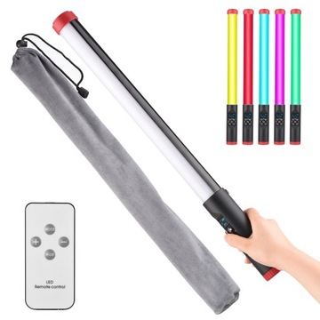 ST-118RGB Ręczna wodoodporna lampa sztyftowa RGB 3000K-6000K