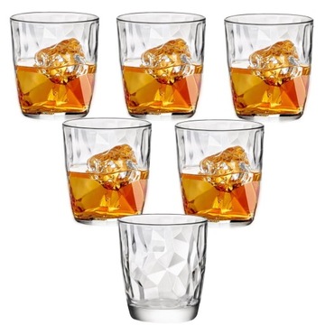 6x SZKLANKI DO WHISKY BORMIOLI DIAMOND ZESTAW 6SZT