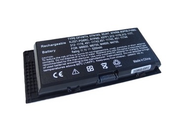 Bateria do DELL Precision M4800 M6800 M6700 5200mAh 0TN1K5 3DJH7 97KRM PG6R