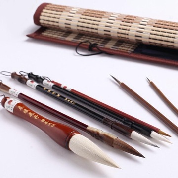 Набор кистей для китайской каллиграфии Цветные чернила для рисования Художественное письмо 11 шт.