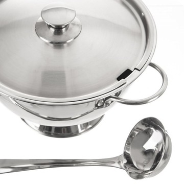 Супница из нержавеющей стали 4,5 л.