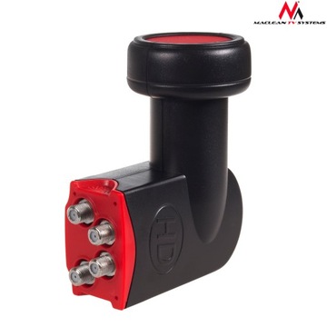 СПУТНИКОВЫЙ КОНВЕРТЕР QUAD Full HD HDTV BYDGOSZCZ