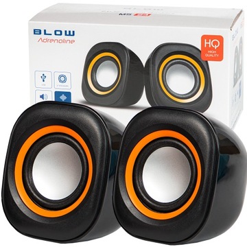 GŁOŚNIKI KOMPUTEROWE DO KOMPUTERA PC LAPTOPA USB MP3 MINI JACK 3.5 mm