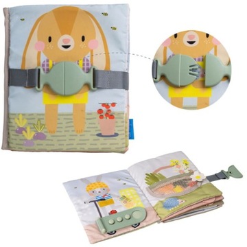 TAF TOYS Pierwsza sensoryczna książeczka Aktywności Manipulacyjna