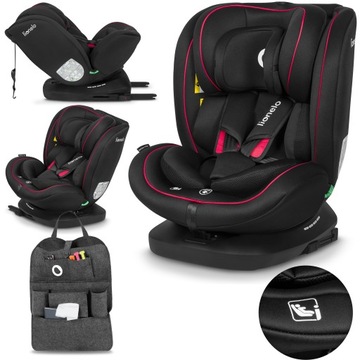 Fotelik samochodowy OBROTOWY isofix40-150cm wzrostu Lionelo BASTIAAN I-SIZE