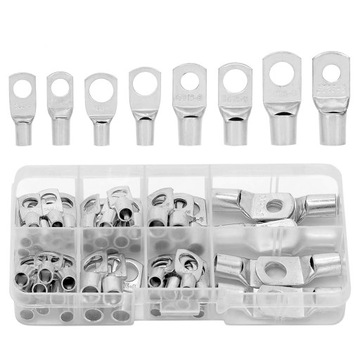 Набор из 60 РАЗЪЕМОВ, КАБЕЛЬНЫХ КЛЕММ, УШИНКИ