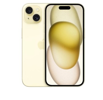 Smartfon APPLE iPhone 15 128GB Żółty MTP23PX/A