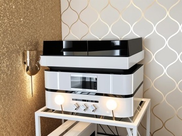 regał stolik stojak Maestro Grand na płyty LP 50 x 40 wys 80 cm