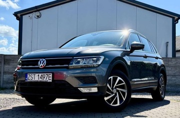 Volkswagen Tiguan II SUV 2.0 TDI 150KM 2017 Volkswagen Tiguan 2.0 TDI 4x4 4motion keylessgo el. klapa SOUND temp ACC L