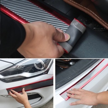 УНИВЕРСАЛЬНЫЙ удлинитель бампера 5CM 1M CARBON WHITE