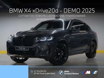 BMW X4 G02 SUV Facelifting 2.0 20d 190KM 2025 BMW X4 xDrive20d 190 KM mHEV - DEMO 25 - Kamera 360 - HarmanKardon - M Spo