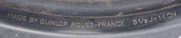 KOLO DOJEZDOVÉ REZERVY RENAULT TWINGO CLIO KANGOO 4X100 ET36 155/65 R14