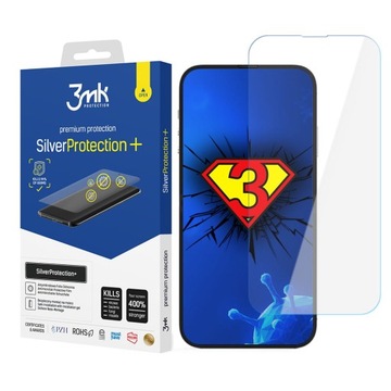 Folia na iPhone 14 Plus 14 Pro Max 3mk Silver+