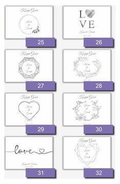 Гостевая книга на свадьбу, горизонтальная, черные карты + СЕРЕБРЯНЫЕ края