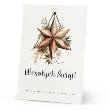 ПОДАРОЧНЫЕ ЭТИКЕТКИ праздники Новогодние бирки (10 шт.)