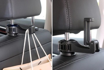 UCHWYT SAMOCHODOWY DO TELEFONU NA ZAGŁÓWEK FOTEL DLA DZIECKA HAK NA TORBĘ