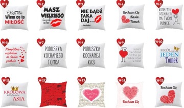 Подушка Подарок на День святого Валентина LOVE PATTERNS XXL