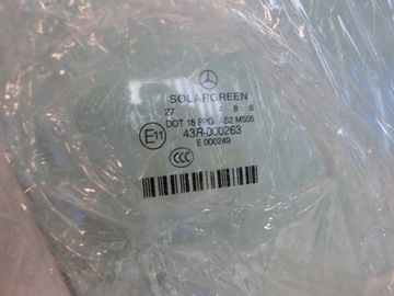 MERCEDES S TŘÍDA W221 221 SKLO (OKNO) PŘEDNÍ PRAVÁ