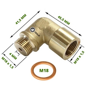 ЭМУЛЯТОР ВТОРОГО ЛЯМБДА-ЗОНДА, ЛАТУНЬ, УГЛОВАЯ ПРОВЕРКА