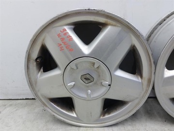 ALU RÁFKY RÁFKY HLINÍK KPL ORIGINÁLNÍ RENAULT KANGOO FACELIFT 5.5X15 4X100