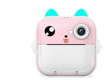 DRUKUŚ ЦИФРОВАЯ ЖК-КАМЕРА МГНОВЕННОГО СОХРАНЕНИЯ С ПРИНТЕРОМ ДЛЯ ДЕТСКИХ ИГРОВЫХ РОЛИКОВ