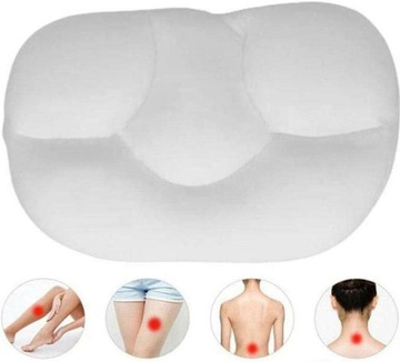 PODUSZKA ORTOPEDYCZNA PROFILOWANA DO SPANIA POD GŁOWĘ LĘDŹWIA KOLANA