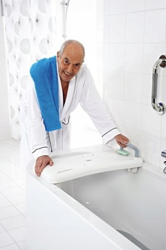 РИДДЕР Сиденье/полка для ванны с ручкой,