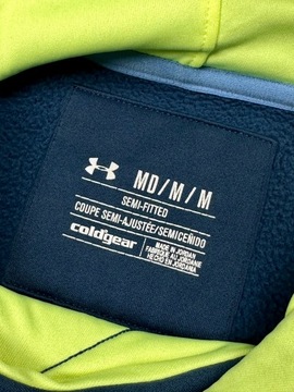 UNDER ARMOUR COLDGEAR Bluza z Kapturem Hoodie Męska Logowana r. M