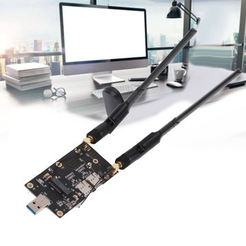 Адаптер NGFF M.2 к USB3.0 с двумя слотами для SIM-карт