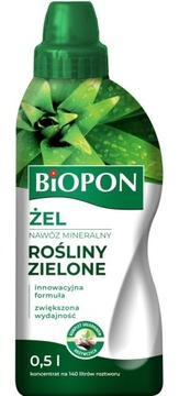 NAWÓZ DO ROŚLIN ZIELONYCH W ŻELU 1L Biopon