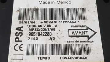 9651942280 MODUL AIRBAG CITROEN C2 JM 1.4 HDI 50KW