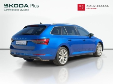 Skoda Superb III Kombi Facelifting 2.0 TSI 190KM 2021 Skoda Superb 2.0TSI 190KM Style DSG SerwisASO ACC Matrix Kessy Navi Hak FV, zdjęcie 4