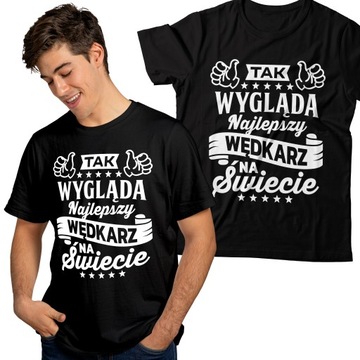 KOSZULKA DLA WĘDKARZA NA URODZINY PREZENT / XL