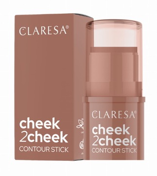CLARESA BRONZER W SZTYFCIE CHEEK 2 CHEEK 02 MILK CHOCO