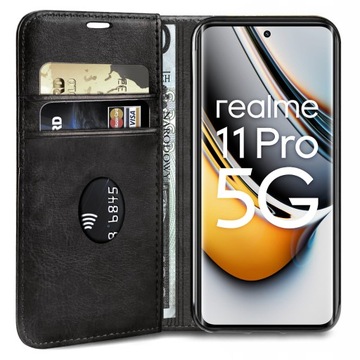 КОЖАНЫЙ ЧЕХОЛ С МАГНИТОМ ДЛЯ REALME 11 PRO 5G / 11 PRO PLUS 5G