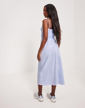 BABY BLUE WIĄZANIE TWO NG5__XS GLAMOROUS ZWIEWNA SUKIENKA NA RAMIĄCZKACH