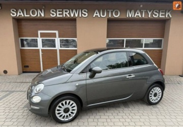 Fiat 500 II Seria 4 1.2 69KM 2017 Fiat 500 1,2 69KM Klima Panorama 1.2 Benzyna 69KM