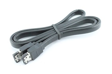 Kabel SATA - SATA 75cm czarny