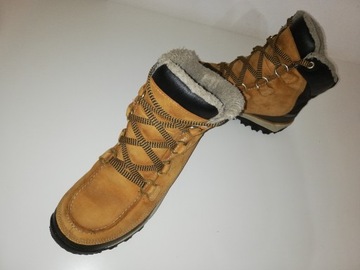 Skórzane śniegowce Timberland Waterproof. Stan idealny. Rozmiar 39.