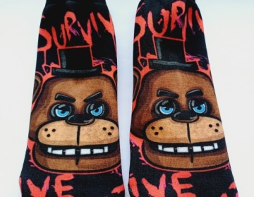 НОСКИ FREDDY FAZBEAR TERRIBLE - FNAF, РАЗМЕР 35-40