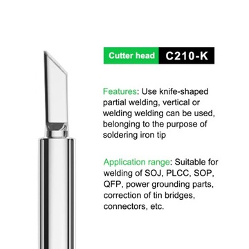 НАКОНЕЧНИК RELIFE C210-I ДЛЯ ПАЯЛЬНИКОВ JBC I2C X