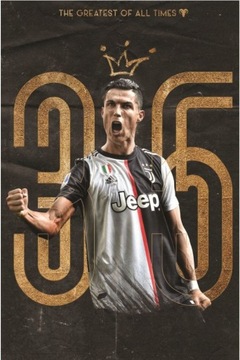 Plakat Cristiano Ronaldo CR7 Real Madryt 90x60 cm